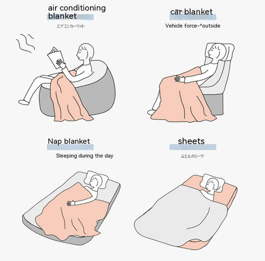Manta Toalla de Gasa Pura Algodón - Colcha Transpirable para Siesta y Descanso - Image 24