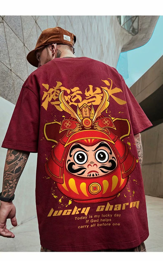 Camiseta Estampada Onda Street Dance Retro - Cuello Redondo Manga Corta Hombre - Image 15
