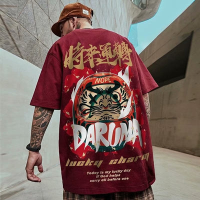 Camiseta Estampada Onda Street Dance Retro - Cuello Redondo Manga Corta Hombre - Image 17