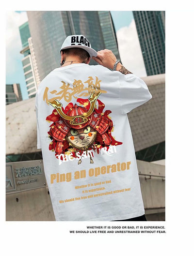 Camiseta Estampada Onda Street Dance Retro - Cuello Redondo Manga Corta Hombre - Image 23