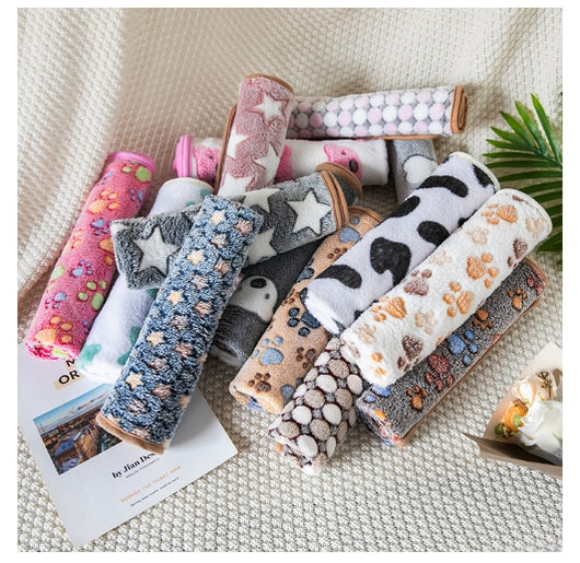 Manta Térmica Coral Fleece Cuatro Estaciones con Estampado de Perros y Gatos - Image 29