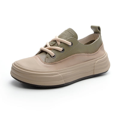 Tenis Plataforma de Cuero para Mujer - Estilo Casual Moderno - Image 19