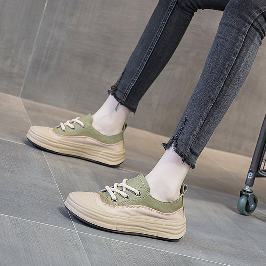 Tenis Plataforma de Cuero para Mujer - Estilo Casual Moderno - Image 22
