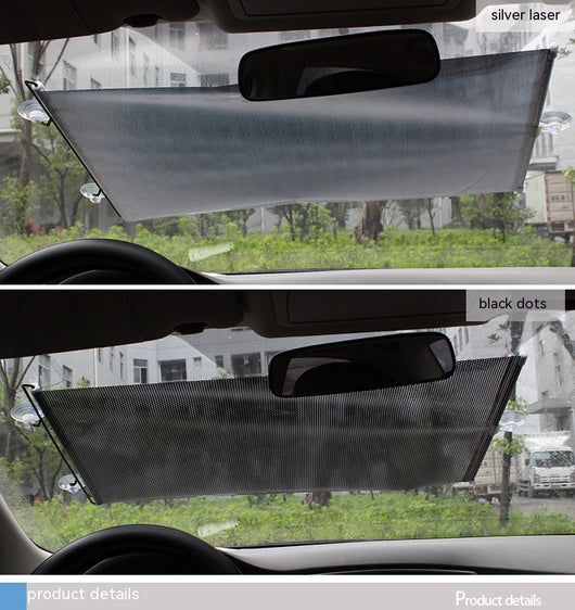 Parasol Enrollable Automático para Auto con Aislamiento Térmico Plata Láser - Image 18