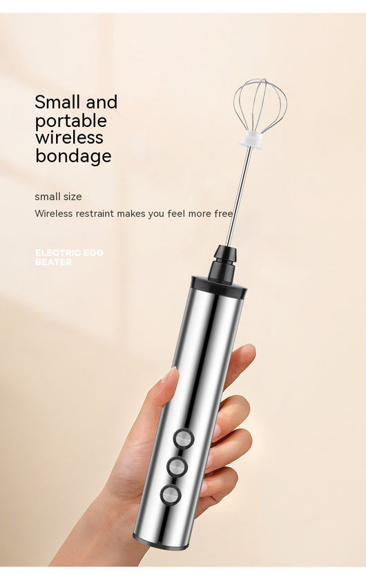 Batidora de Mano Portátil con Tres Cabezales y Carga USB - Image 10