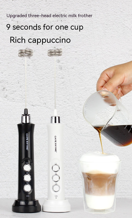 Batidora de Mano Portátil con Tres Cabezales y Carga USB - Image 12