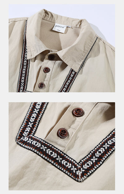 Camisa Patchwork Multibolsillos Verano - Image 22
