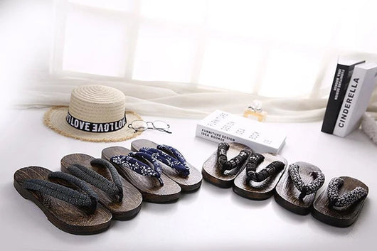 Sandalias Tradicionales Japonesas de Madera para Hombre - Image 15
