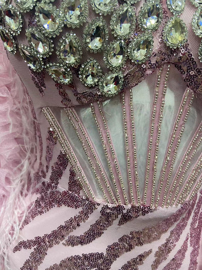 Vestido Tubo Brillante con Lentejuelas y Bordados para Mujer - Image 19