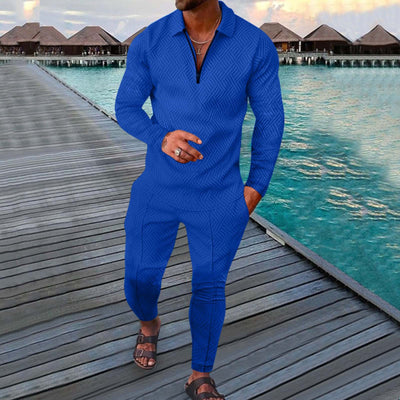 Conjunto Deportivo Otoñal de Dos Piezas para Hombre - Pantalón Largo y Sudadera - Image 52
