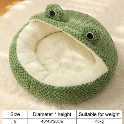 Cama Térmica para Mascotas Pequeñas - Nido Acogedor Serie Ranita con Funda Extraíble - Image 12