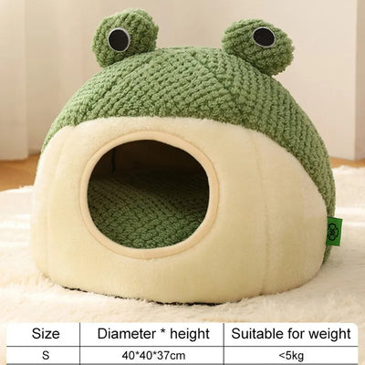 Cama Térmica para Mascotas Pequeñas - Nido Acogedor Serie Ranita con Funda Extraíble - Image 14