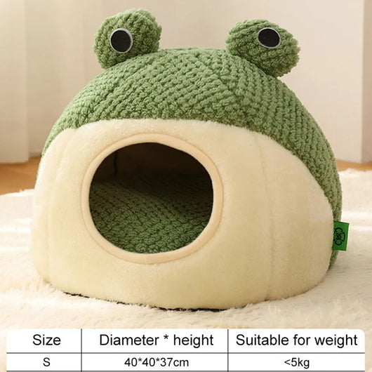 Cama Térmica para Mascotas Pequeñas - Nido Acogedor Serie Ranita con Funda Extraíble - Image 14