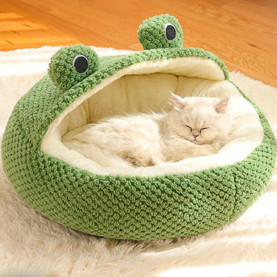 Cama Térmica para Mascotas Pequeñas - Nido Acogedor Serie Ranita con Funda Extraíble - Image 15