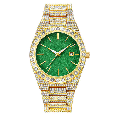 Reloj de Cuarzo para Hombre con Calendario y Diamantes - Image 15