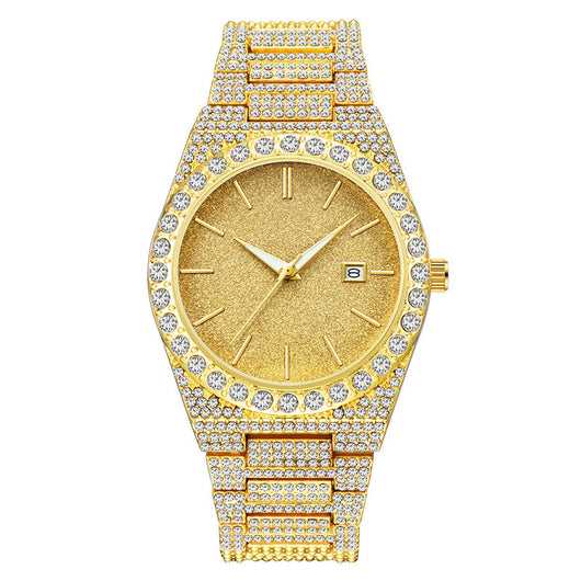 Reloj de Cuarzo para Hombre con Calendario y Diamantes - Image 22