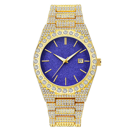Reloj de Cuarzo para Hombre con Calendario y Diamantes - Image 23
