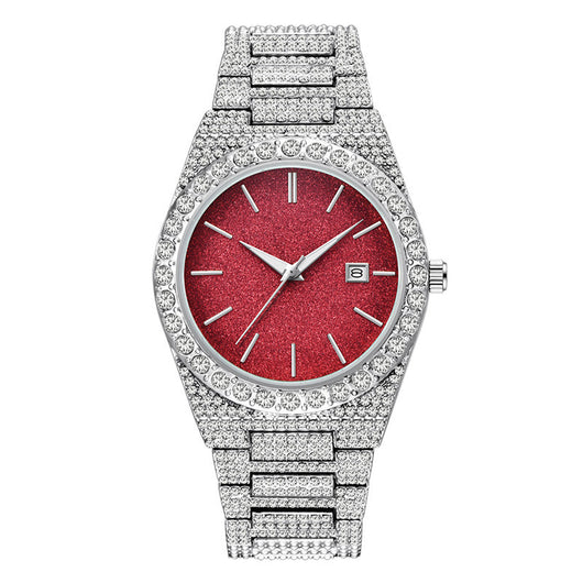 Reloj de Cuarzo para Hombre con Calendario y Diamantes - Image 25