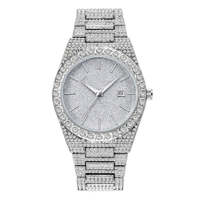 Reloj de Cuarzo para Hombre con Calendario y Diamantes - Image 26
