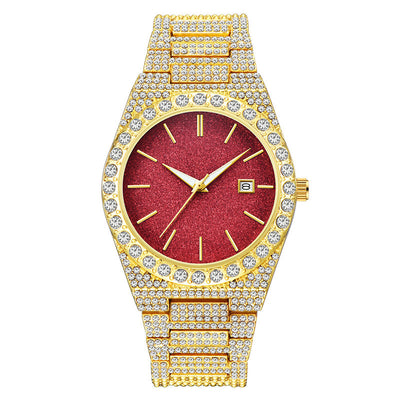 Reloj de Cuarzo para Hombre con Calendario y Diamantes - Image 27