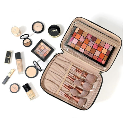 Bolsa de Cosméticos Doble Compartimiento Portátil - Image 10