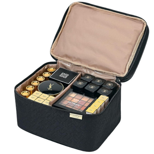 Bolsa de Cosméticos Doble Compartimiento Portátil - Image 12