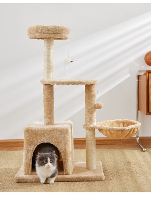 Árbol Rascador para Gatos de Madera Natural - Juguete Resistente sin Pelusa - Image 13