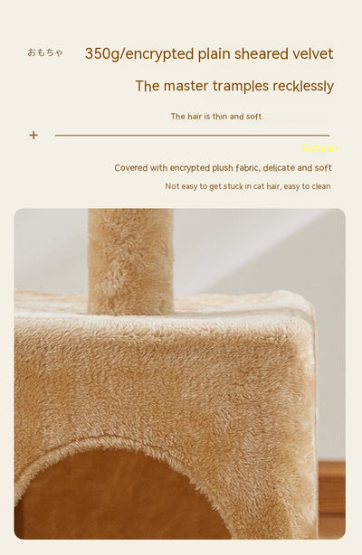 Árbol Rascador para Gatos de Madera Natural - Juguete Resistente sin Pelusa - Image 14