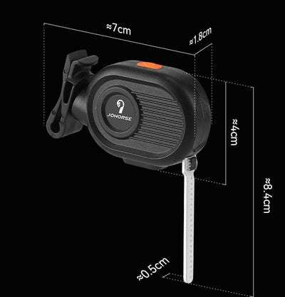 Luz Trasera LED para Bicicleta con Efecto Gotas de Agua - Seguridad Nocturna - Image 7