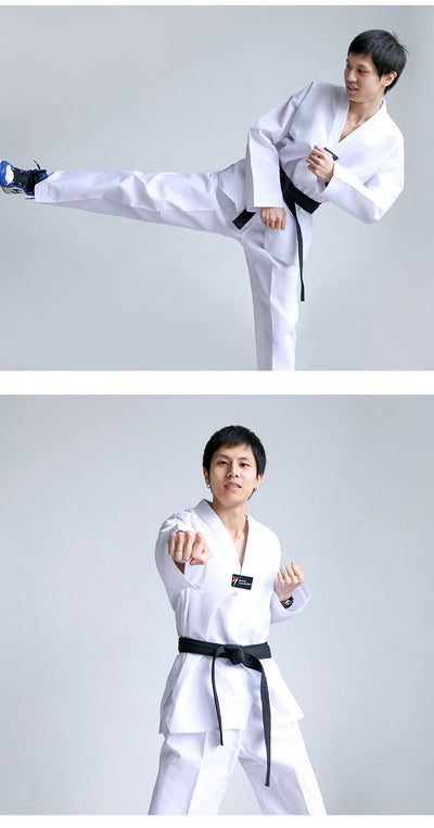 Uniforme de Boxeo Taoísta Manga Corta Bordado para Principiantes - Image 8