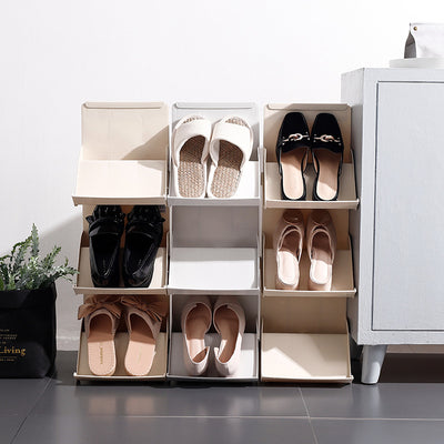 Organizador de Zapatos Apilable Multinivelado - Estantería Ahorradora de Espacio - Image 10