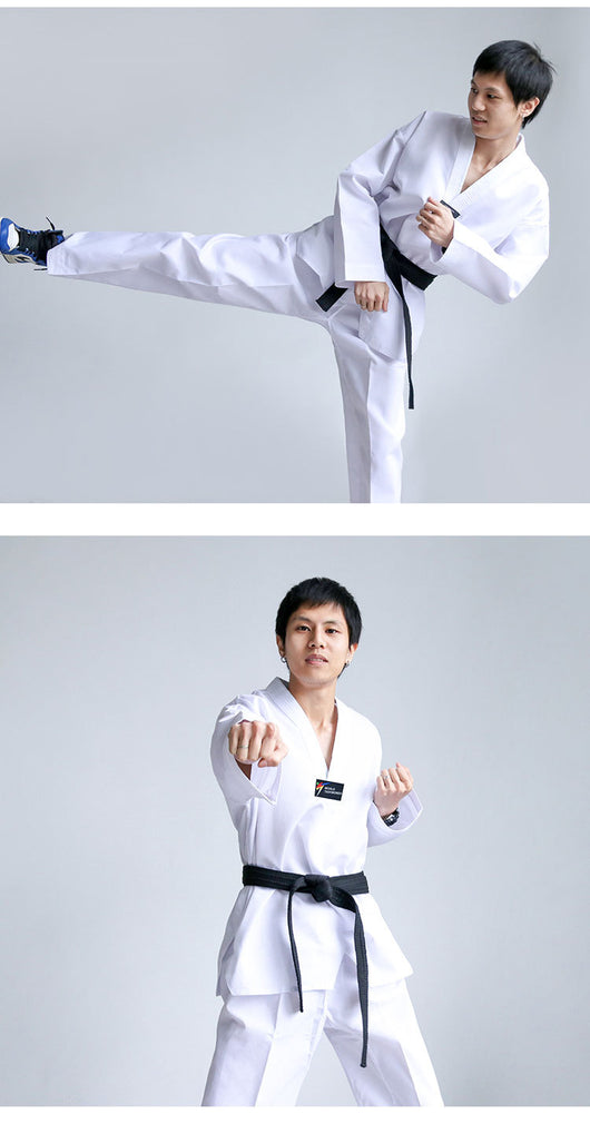 Uniforme de Boxeo Taoísta Manga Corta Bordado para Principiantes - Image 14
