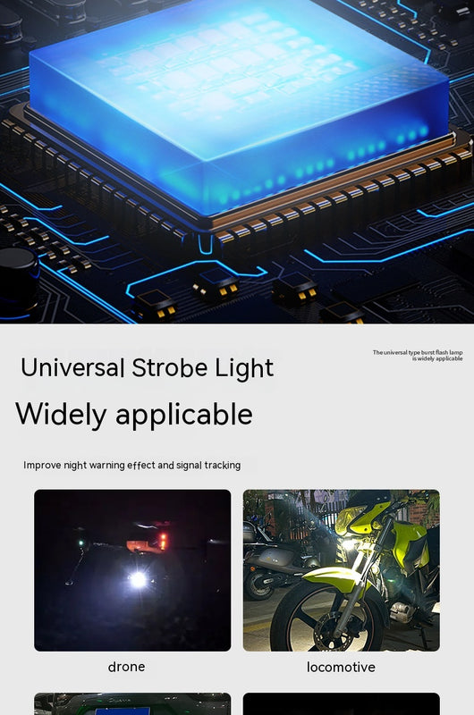 Lámpara LED para Dron con Control Remoto Impermeable y Luces Intermitentes - Image 32