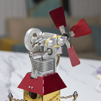 Generador Eólico Grande con Motor de Combustión Externa - Kit Educativo de Física - Image 16