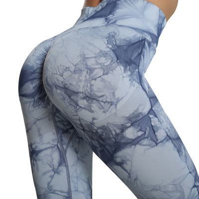 Pantalones de Yoga Levantacaderas Tie Dye para Mujer - Image 15