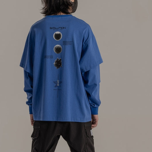 Camiseta Holgada de Algodón con Manga Larga para Hombre - Image 18