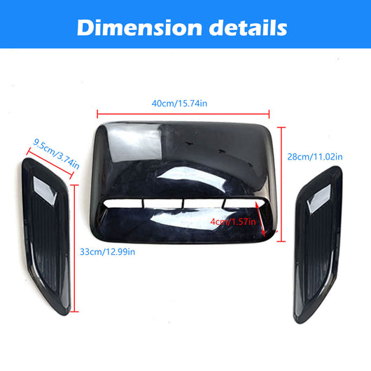 Cubierta Decorativa de Toma de Aire para Motor - Spoiler Aerodinámico - Image 13