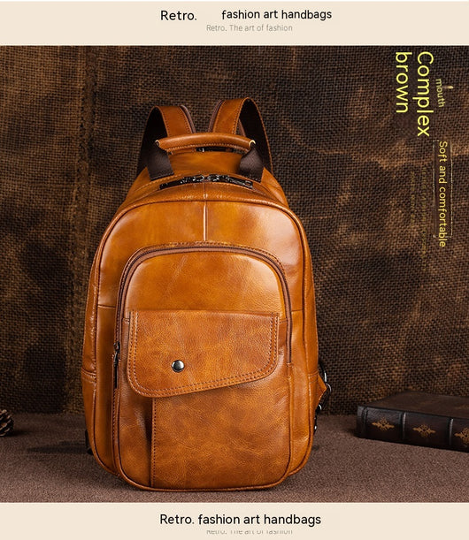 Bolsa de Viaje Multifuncional para Hombre en Cuero Genuino - Image 33