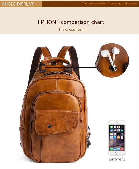 Bolsa de Viaje Multifuncional para Hombre en Cuero Genuino - Image 41