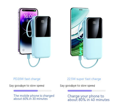 Batería Portátil 20000mAh Ultra Delgada con Cable Integrado - Image 18