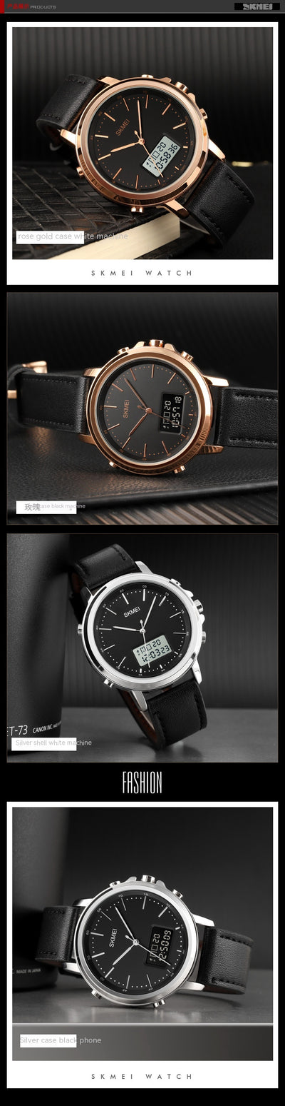 Reloj Deportivo Analógico con Correa de Cuero y Hebilla de Aleación - Image 14