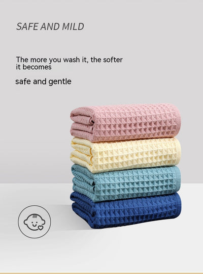 Toalla de Baño Algodón Puro Textura Waffle Absorbente Premium - Image 11