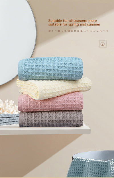 Toalla de Baño Algodón Puro Textura Waffle Absorbente Premium - Image 12