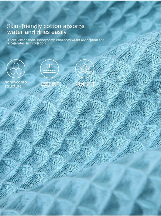 Toalla de Baño Algodón Puro Textura Waffle Absorbente Premium - Image 14