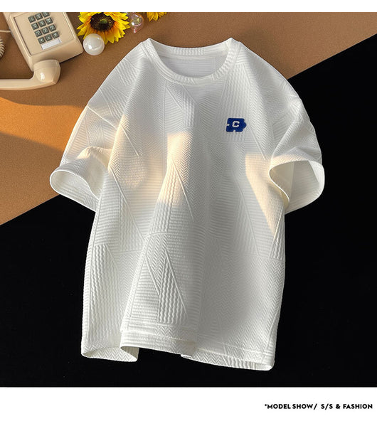 Camiseta Manga Corta Hombre Diseño Premium Talla Grande - Image 27