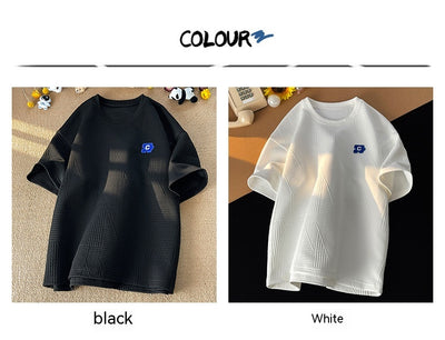 Camiseta Manga Corta Hombre Diseño Premium Talla Grande - Image 29