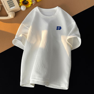 Camiseta Manga Corta Hombre Diseño Premium Talla Grande - Image 36