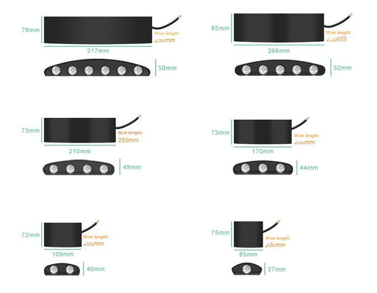 Lámpara LED Doble Exterior Impermeable para Patio y Jardín - Image 7