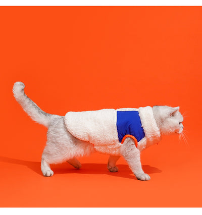 Chaleco Térmico de Cuello Alto para Gatos - Abrigo Invertido Terciopelo Invierno - Image 10