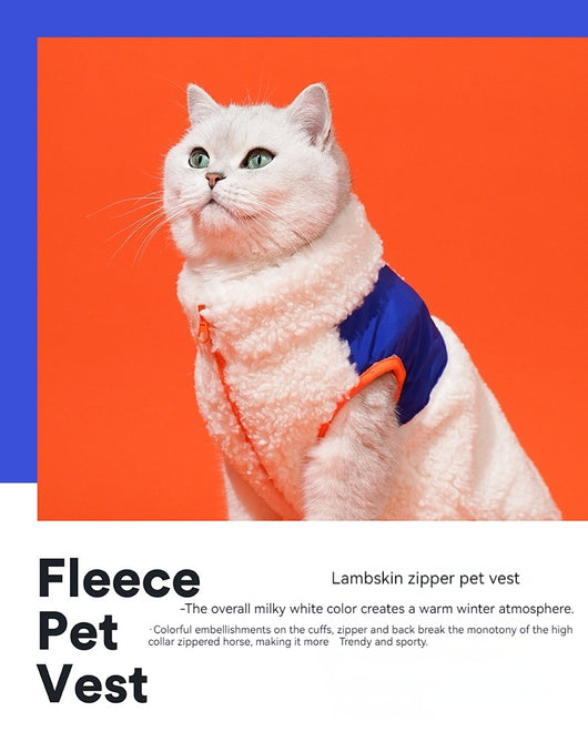 Chaleco Térmico de Cuello Alto para Gatos - Abrigo Invertido Terciopelo Invierno - Image 19